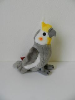 Obrázek z Papoušek šedý plyš 20cm 